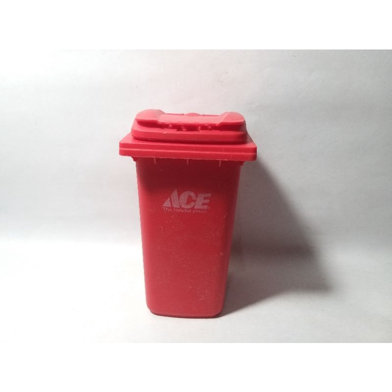 Ace Hardware Trash Bin Tong Sampah Can Pensil Pencil Pen Stationery Bolpen Bolpoint Box Figure Rare 
