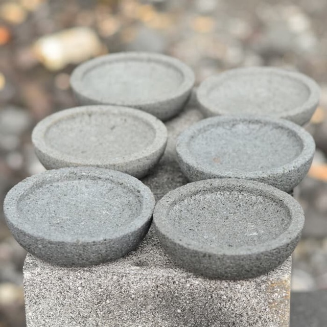 Ulekan sambal batu asli cobek batu merapi