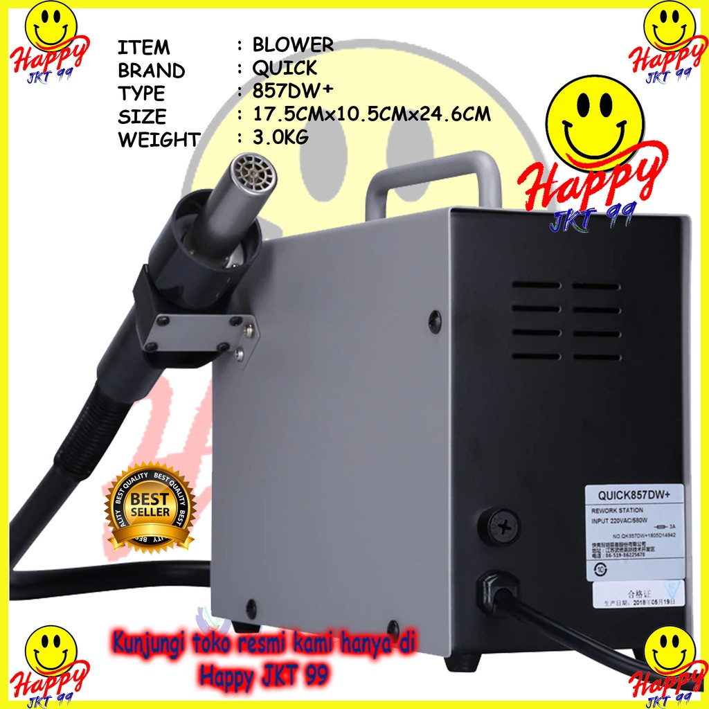 [ HAPPY JKT 99 ] BLOWER QUICK 857DW+ 857 DW 857DW ORIGINAL!!!