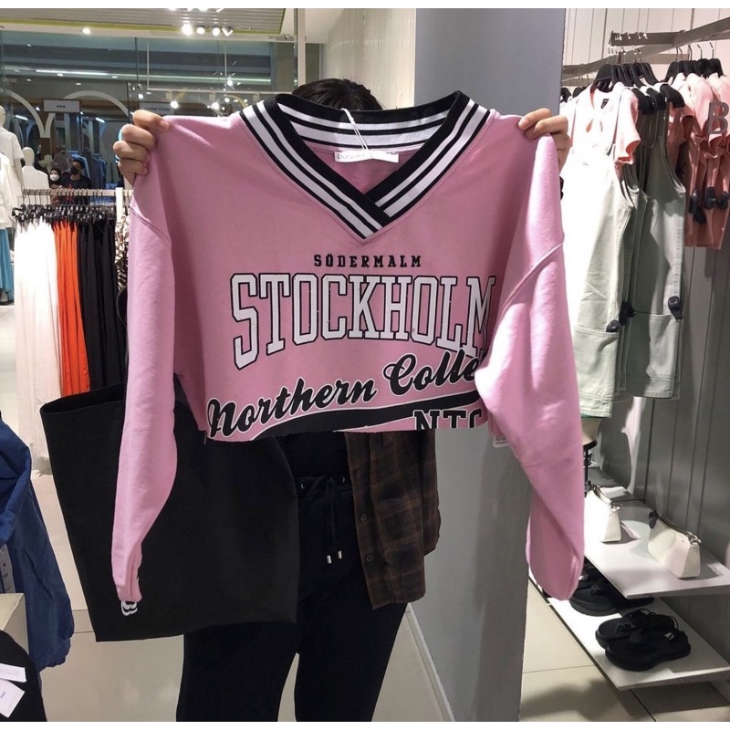 jastip bershka crop top stockholm