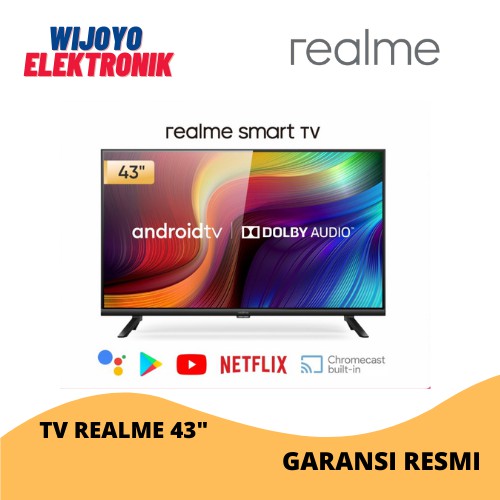 Realme Smart TV Android 43 Inch Garansi Resmi