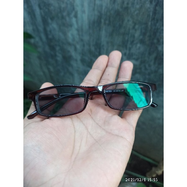 RJ kacamata photocromic dan antiradiasi frame kotak kecil