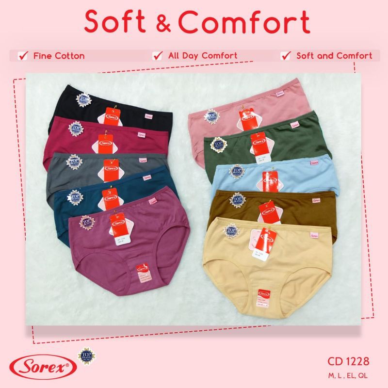 celana dalam wanita sorex katun 100% art:1228