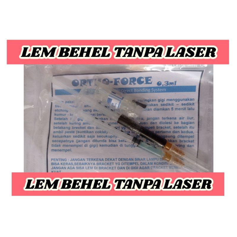 [ORIGINAL] Lem Behel Ortho Force Mini non Laser . lem behel tanpa laser original . NOMIX orthoforce