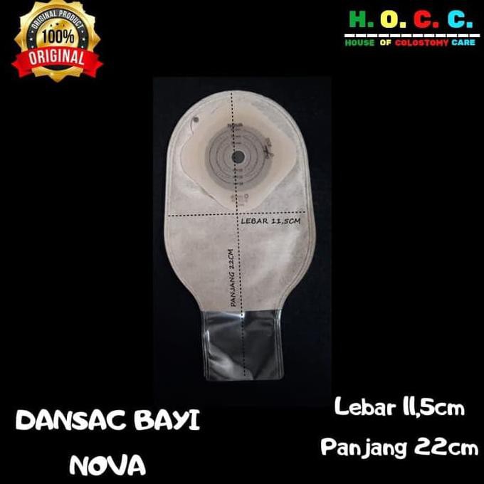 Kantong Kolostomi Bayi/ Nova Dansac