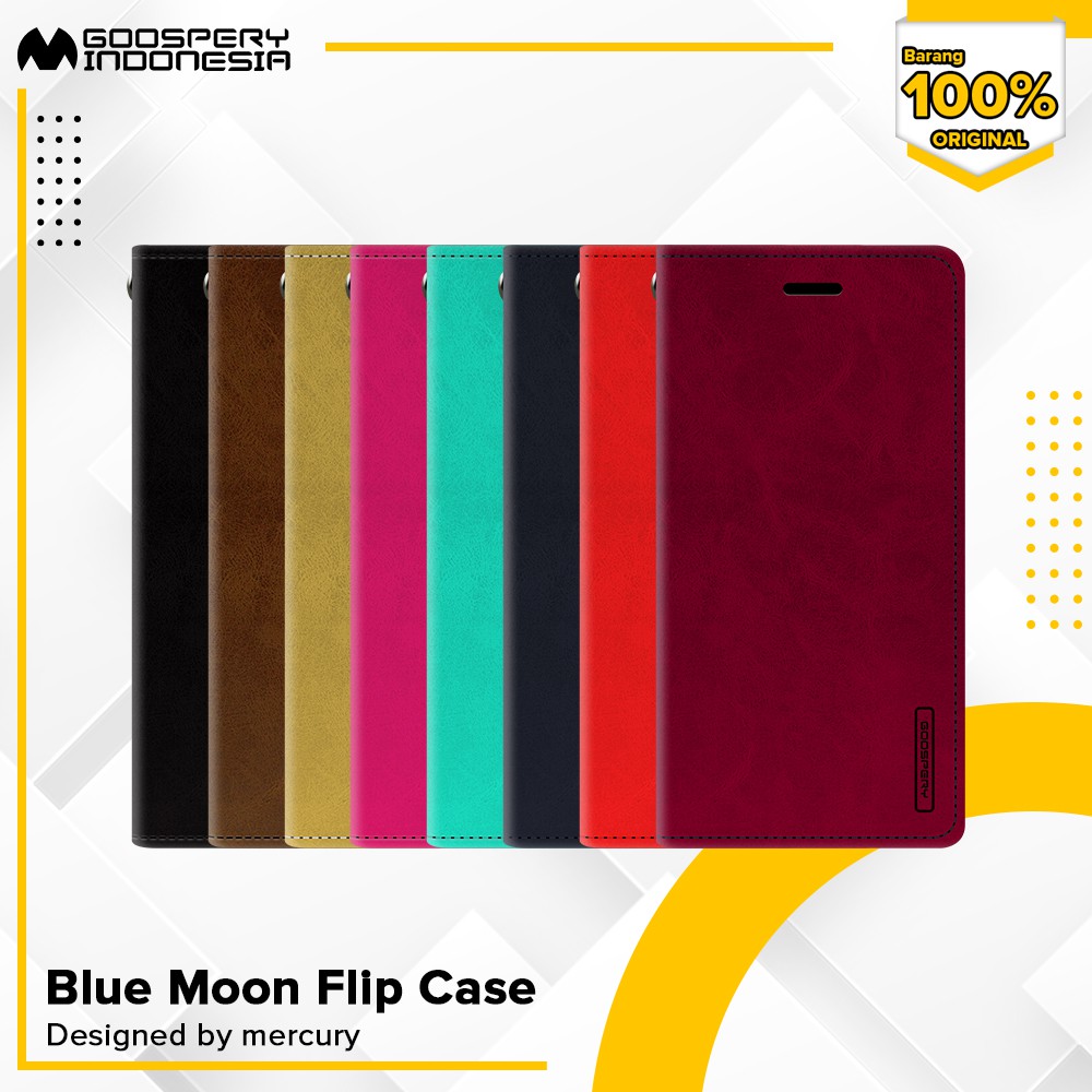 GOOSPERY Samsung Galaxy A7 2017 A720 Blue Moon Flip Case