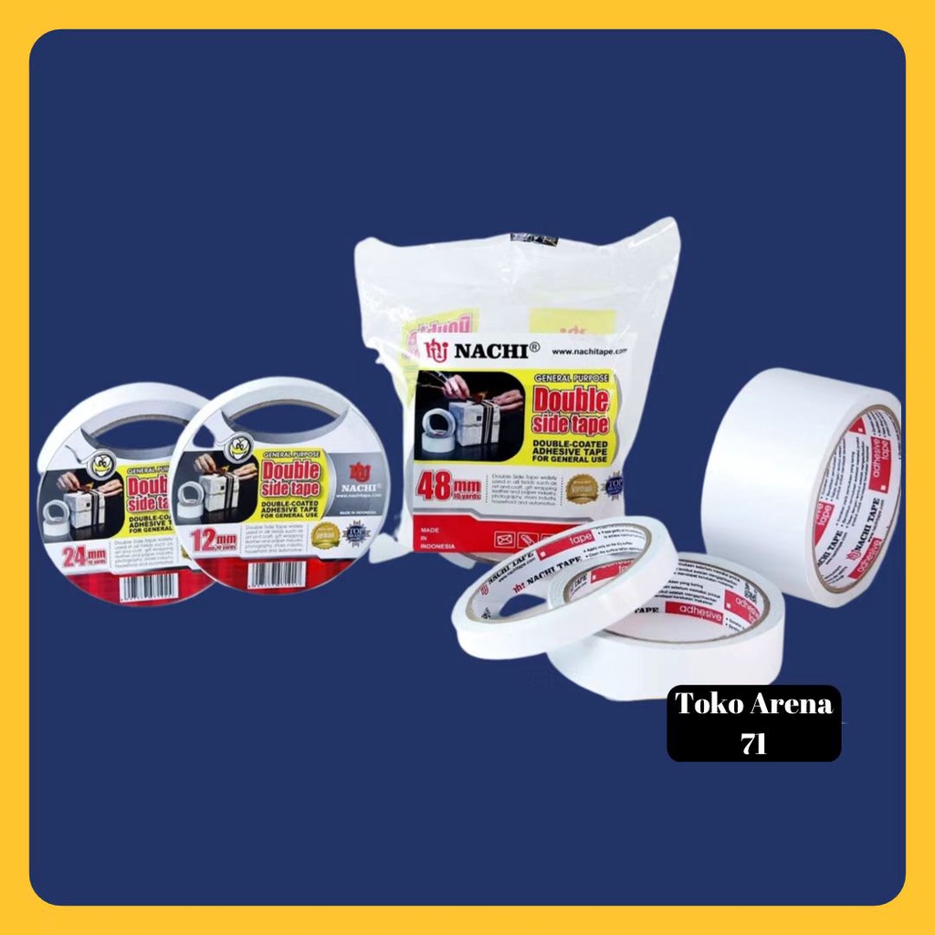 

Double Side Tape Nachi 12mm 24mm 48mm Double Tape 2 inch 1 inch