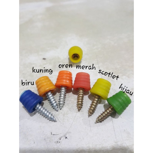 BAUT PROBOLT kepala plastik baut variasi baut body motor baut minyak rem 270