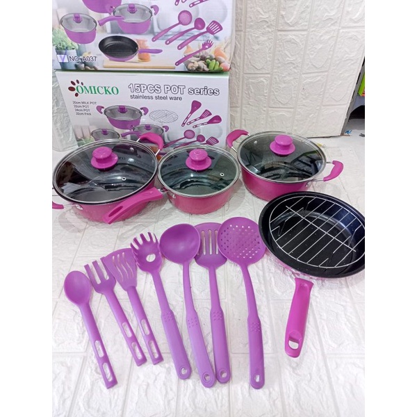 Panci set omicko 15pcs..