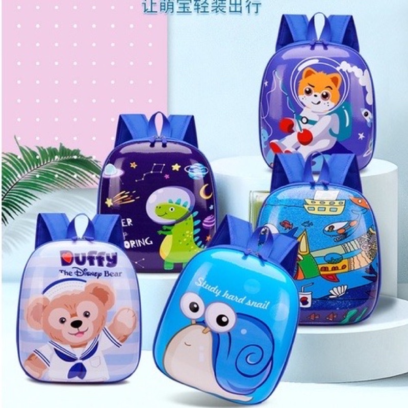 TAS RANSEL ANAK PVC MOTIF KARAKTER IMPORT