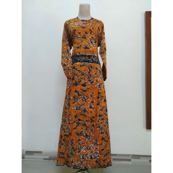 Jubah ibu batik Cap BATIK TUBAN