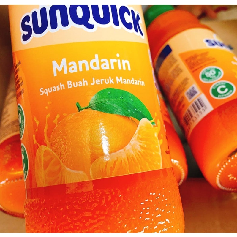 SUNQUICK Mandarin Squash Konsentrat Sirup Jeruk Mandarin 330 ml