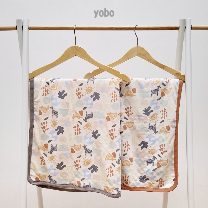YOBO Baby Blanket (Minky/Emboss) | SELIMUT KAOS BAYI