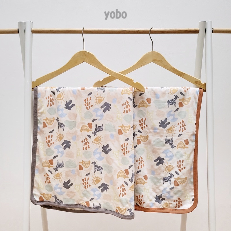 YOBO Baby Blanket (Minky/Emboss) | SELIMUT KAOS BAYI