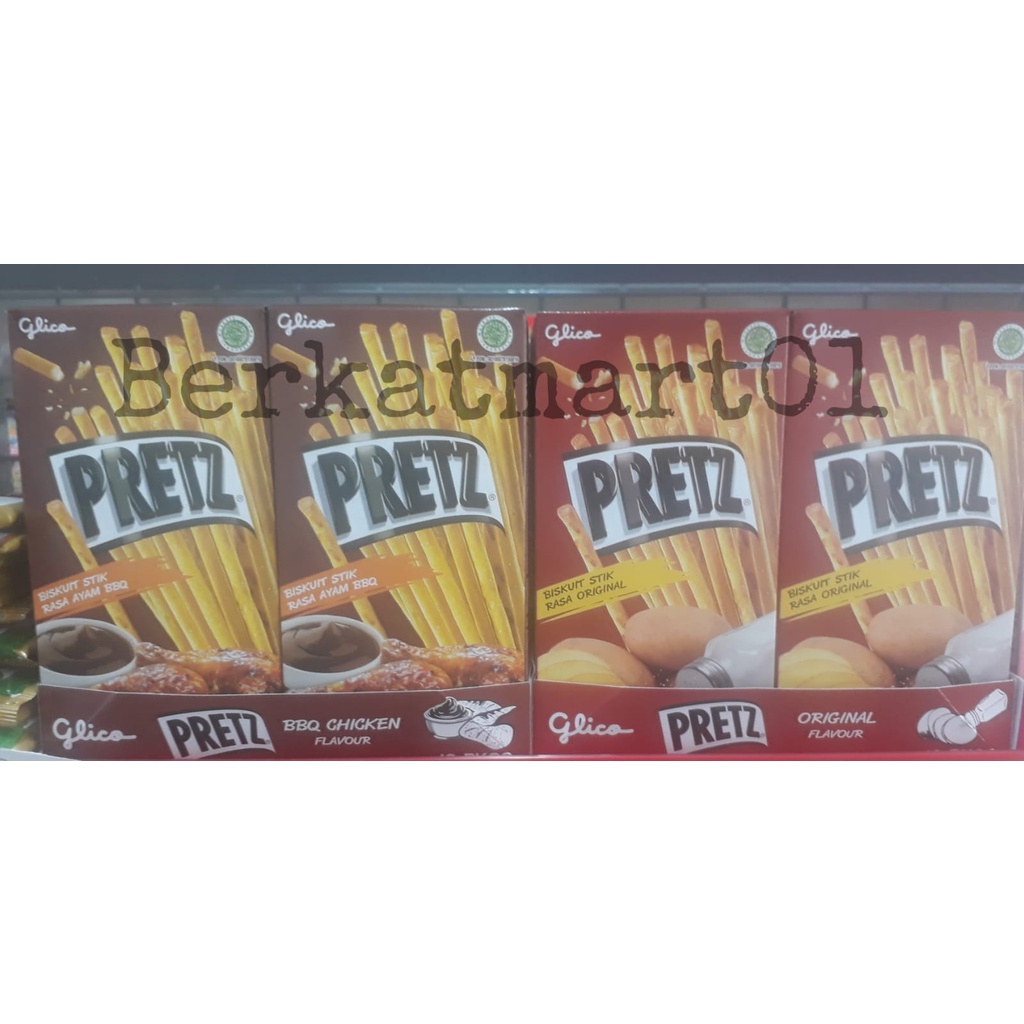 Glico Pretz Biskuit Stick Rasa Chicken BBQ 31 gram