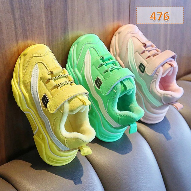 Sepatu Sneakers Anak Modis Style 26-35 AS 136 Sepatu Anak Sekolah Eight Fashion Korea Cewek Cowok - 476