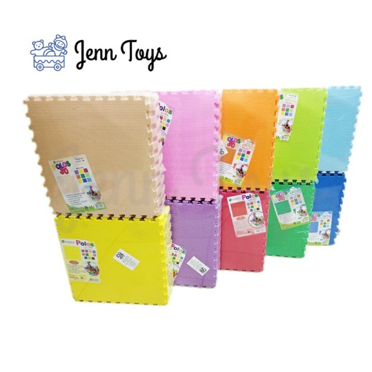 [KHUSUS JTR] JennToys - Evamat Karpet Puzzle Alas Lantai EVAMATS UNIMATS Warna