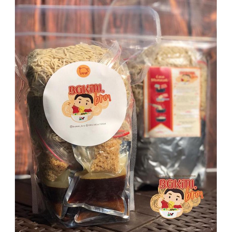 

Terlaris# (Bro Kitchen) Bakmi Big Bro Package, Frozen Noodle (Babi)