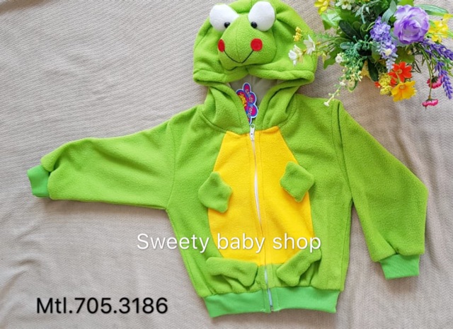 Jaket anak model binatang 3 dimensi 6m-2th lucu murah