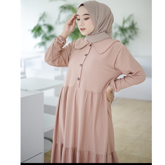 CHITA MIDI DRESS/TERMURAH/MATT KNITE COTTON