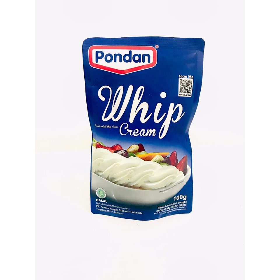 

pondan whipcream - bubuk whipcream - whipcream instan