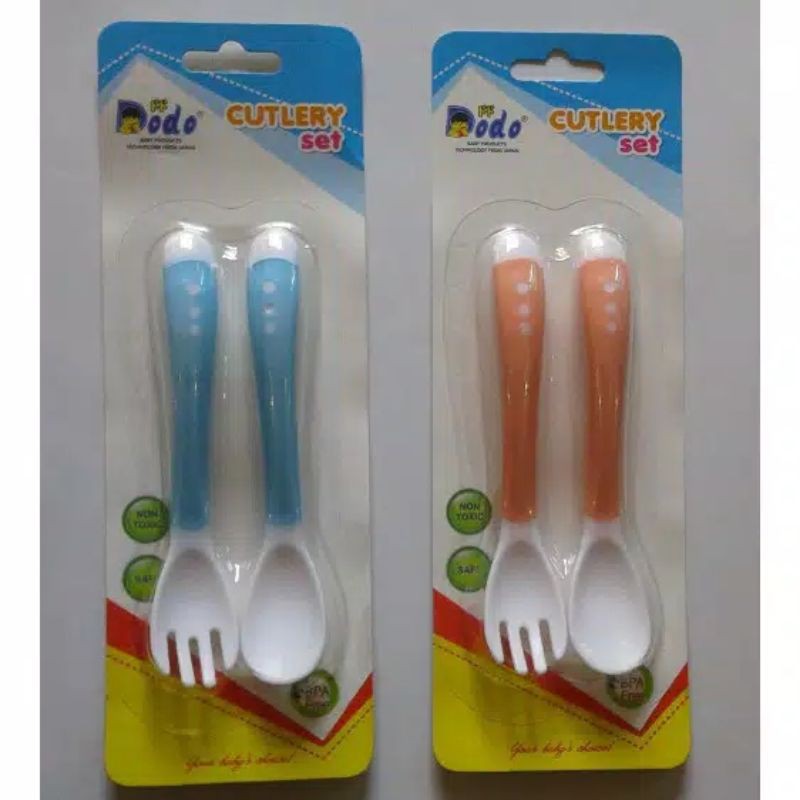 Dodo DAC-038 Cutlery Set Sendok Garpu Makan Bayi isi 2