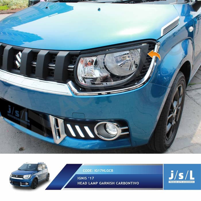 Jsl Ignis Garnis Lampu Depan Ignis Head Lamp Garnish Carbontivo
