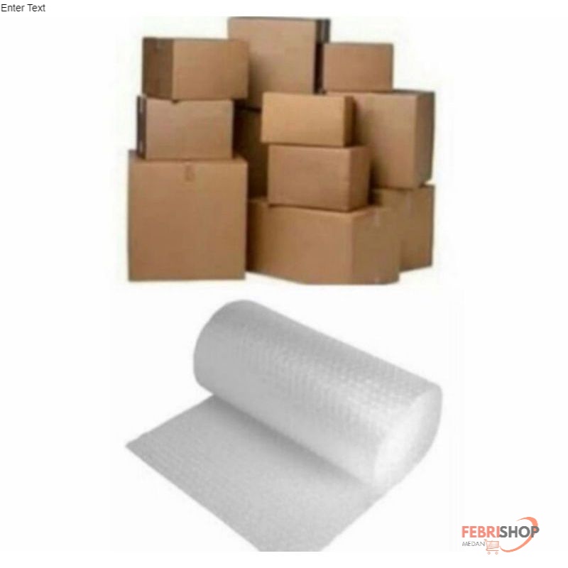 

Tambahan bubble wrap untuk keamanan packingan