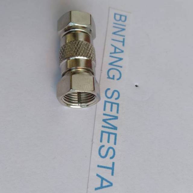 Connector f double male f to male f konektor 2 arah male Taiwan