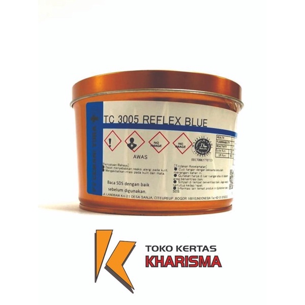 

Tinta Cetak , Cemani Toka , TC 3005 Refflex blue