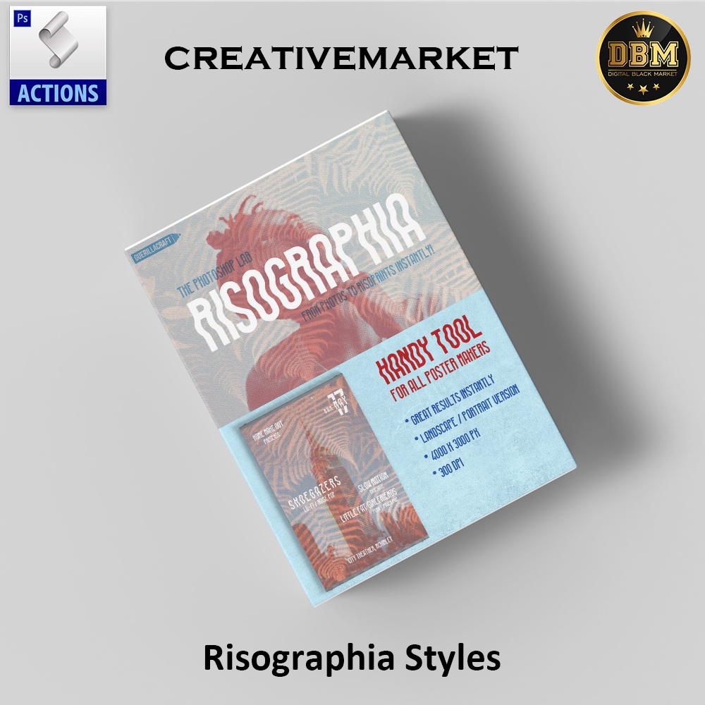 Risographia Styles - Photoshop Action