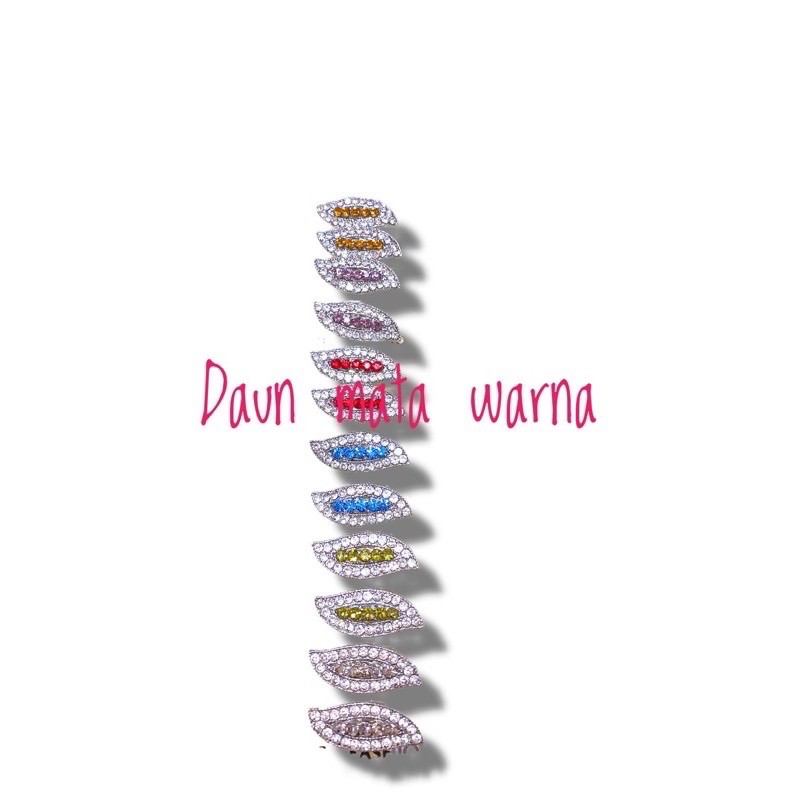 BROS DAGU isi 12pcs BROS IMUT BROS CANTIK BROS MINI BROS FULL MATA WARNA-Daun w lbs