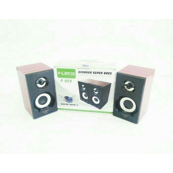 Speaker Aktif Mini Fleco F-023 Extra Power Sound-Speaker Digital Komputer/HP | FMS