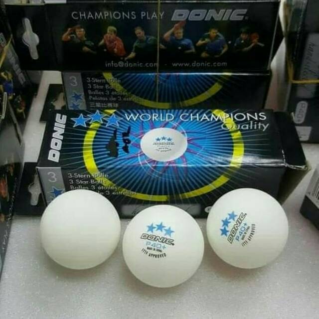 BOLA PINGPONG TENIS MEJA DONIC P40+ ORIGINAL