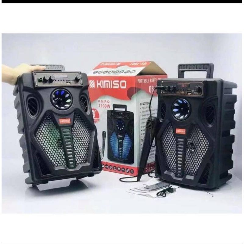 Speaker Bluetooth 8,8 Inchi SQ-7807 Bonus Microphone Speaker Wireless Radio fm Salon Aktif Super Bass Best Sound/Speaker Portablei aktif Speaker