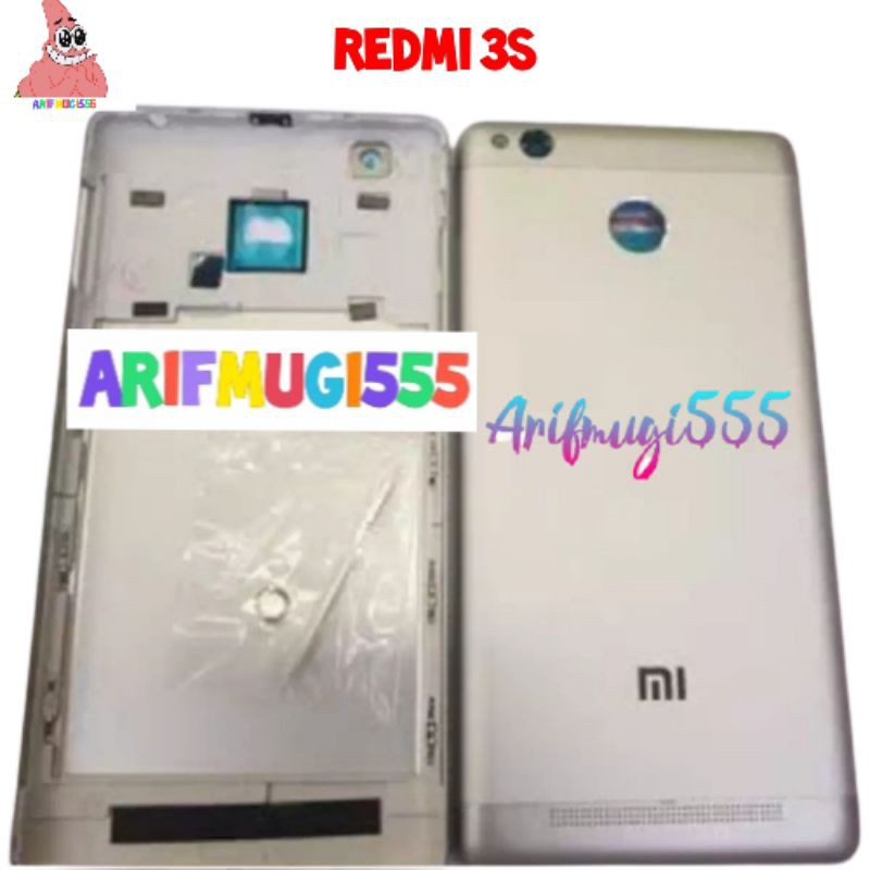 BACKDOOR CESING TUTUP BELAKANG XIAOMI REDMI 3S ORIGINAL