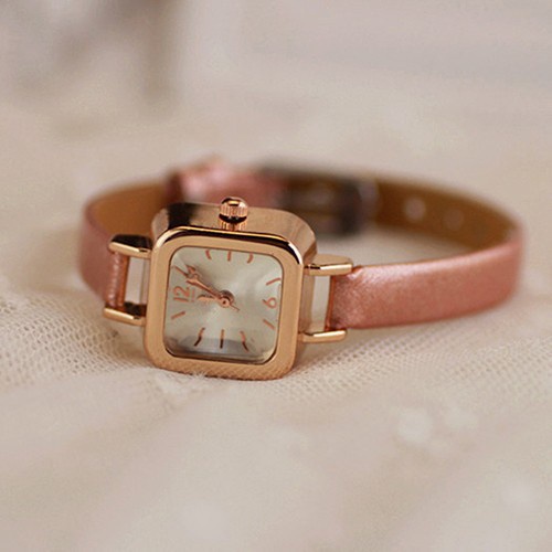 Jam Tangan Wanita Murah Fashion Casual Quartz Analog Women Leather Watch