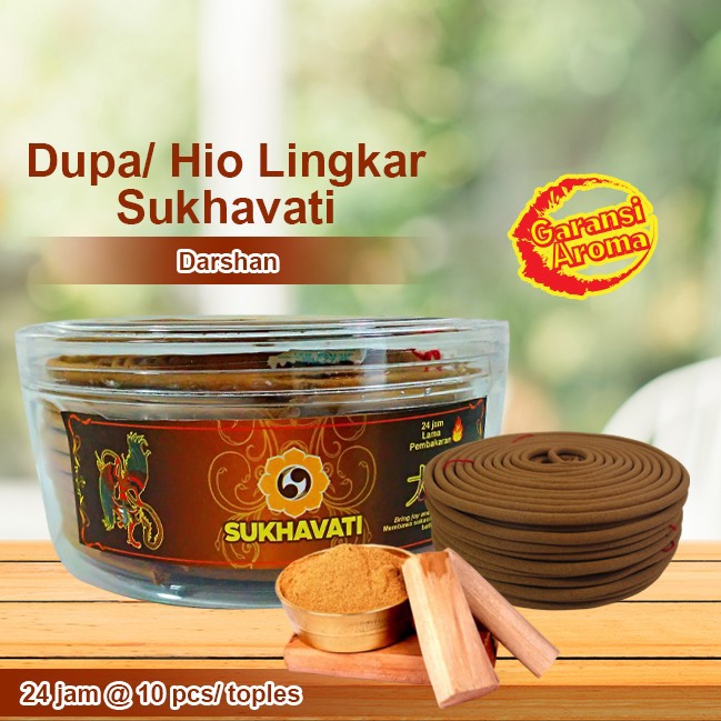 Dupa/ Hio Lingkar Sukhavati Darshan 24 jam @ 10 pcs/ toples