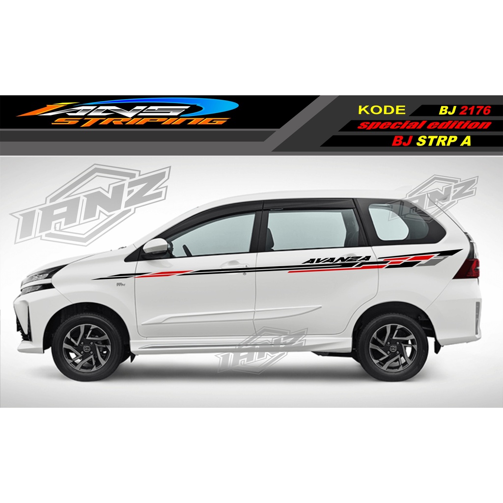 DECAL STIKER MOBIL AVANZA / STRIPING LIST BODY AVANZA XENIA / STICKER MOBIL XENIA / DECAL STIKER MOBIL AVANZA / STIKER MOBIL