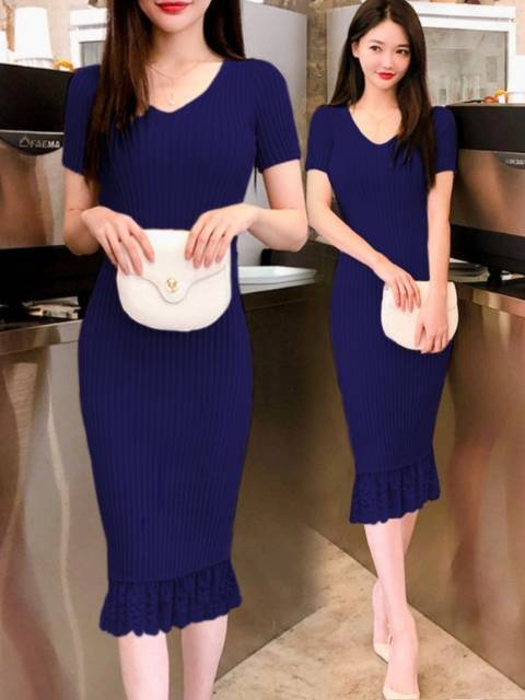 Dress Duyung Rajut BG9 / DRESS / TERUSAN / DRESS RAJUT WANITA KOREA / BODYCON / MURAH / BEST SELLER9