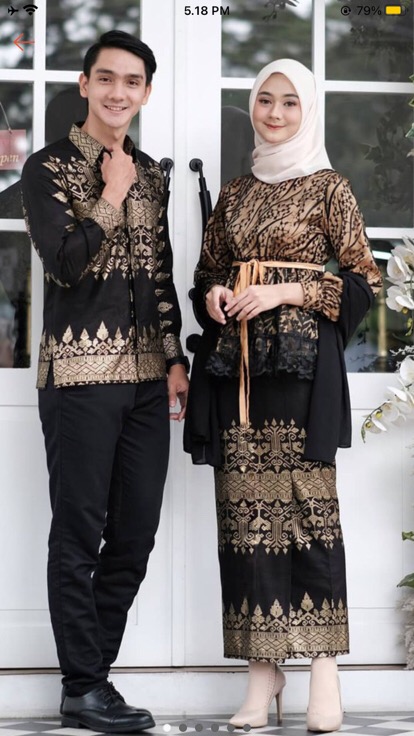Ada Jumbo !!!! Shopashop Solo Batik Kebaya Couple Aldera Prodo Tulle Mutiara Adera Maura Couple