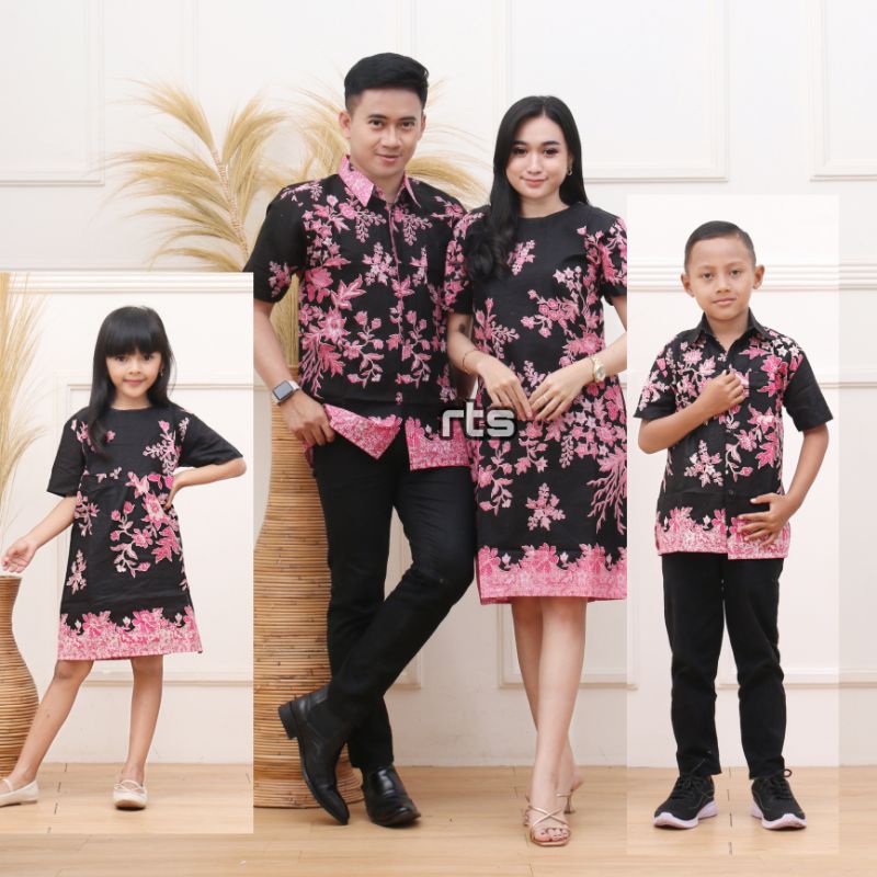 BISA DIBELI TERPISAH BATIK COUPLE FAMILY MOTIF SAKURA