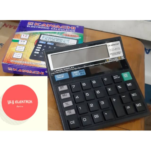 

ELECTRONIC CALCULATOR KAWACHI KX-512