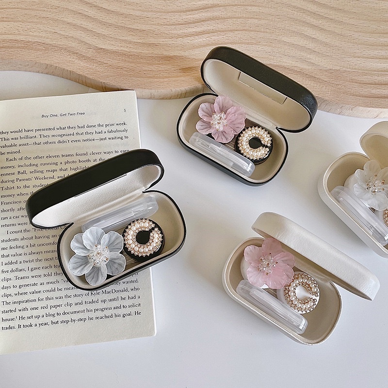 CHANEL PREMIUM SOFTLENS CASE/ MINI TRAVEL KIT KOTAK LENSA SOFTLENS/TEMPAT SOFLENS BRANDED