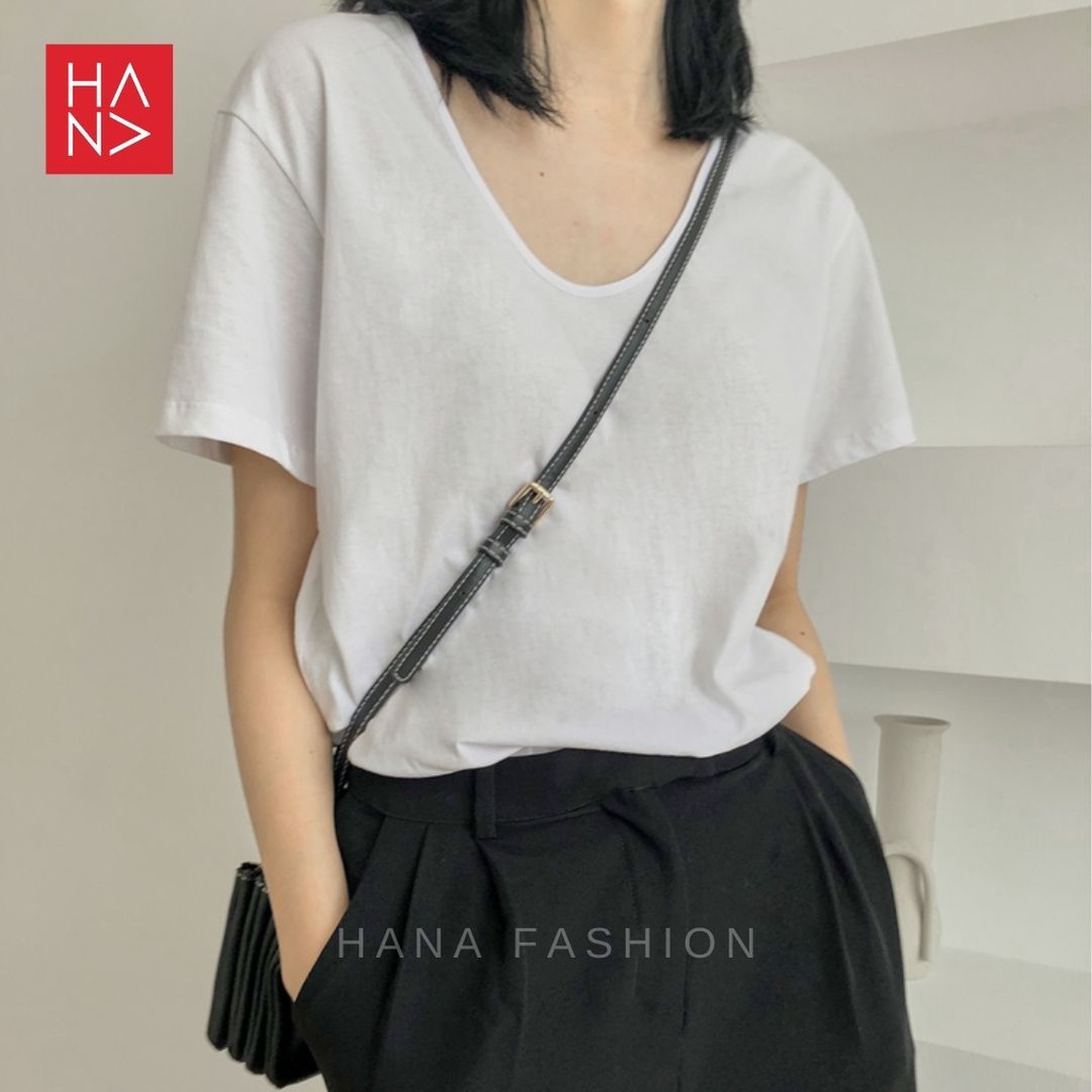 [Big Size] HanaFashion JKT - Hyeri T-shirt Kaos Wanita Murah Bahan Rayon Oversized - TS263