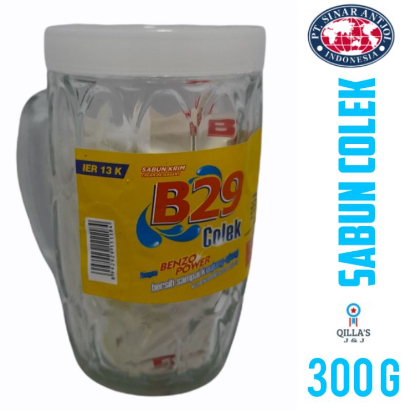 sabun krim b29 300g kemasan gelas