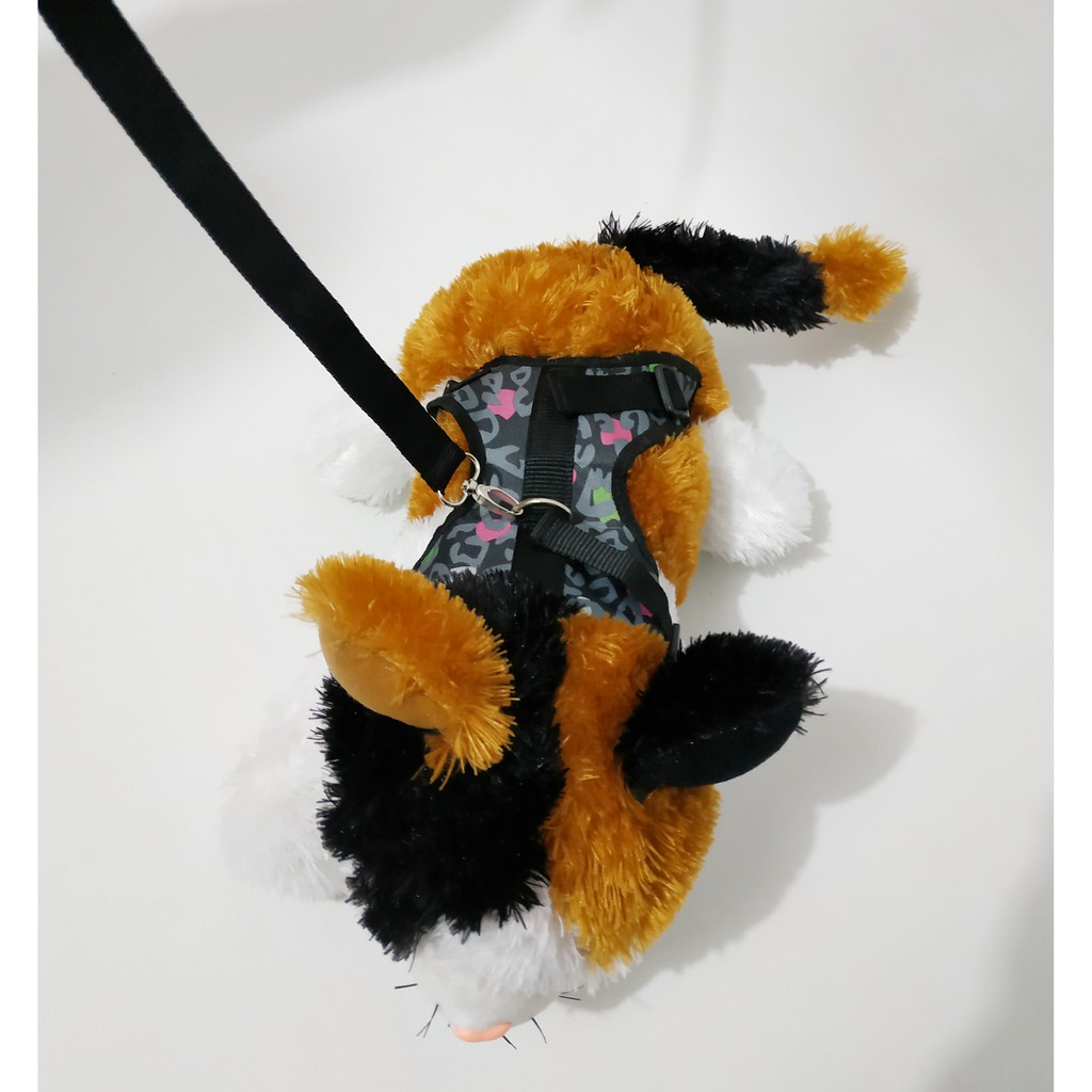 harness anjing kucing hewan jaring mesh collar tali