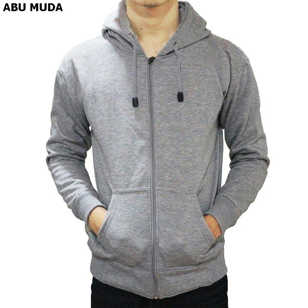 JAKET HOODIE ZIPPER JAKET POLOS SWEATER POLOS RESLETING PRIA WANITA UNISEX M L XL XXL RMD STORE-ABU MUDA zipper