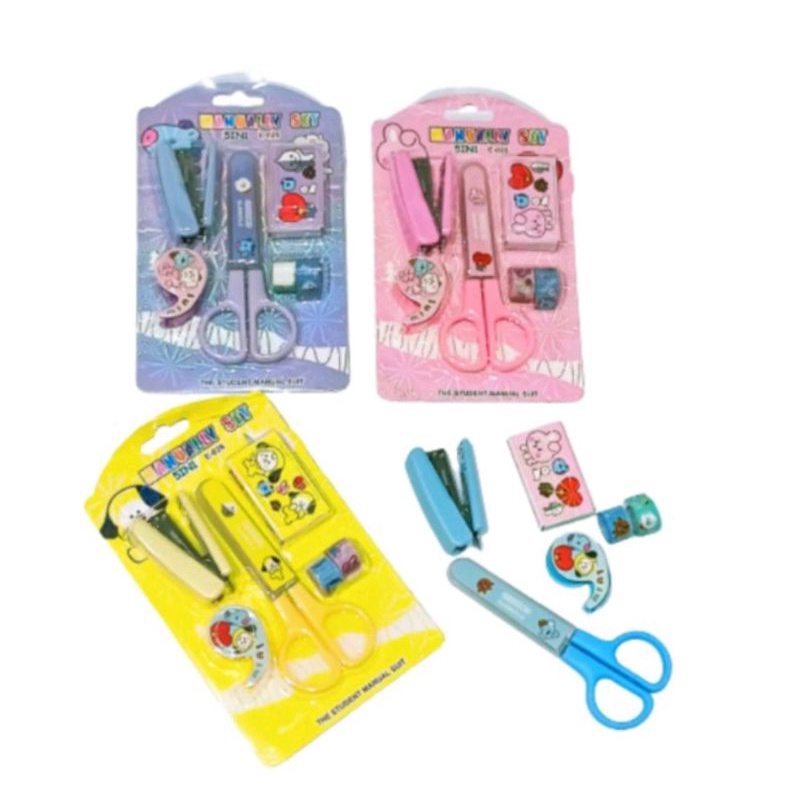 

PROMO 5 IN 1 PERLENGKAPAN SEKOLAH / 1 SET STATIONERY