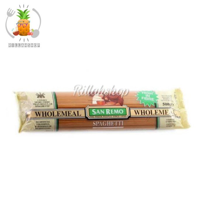 

San Remo Wholemeal Pasta Spaghetti 500g